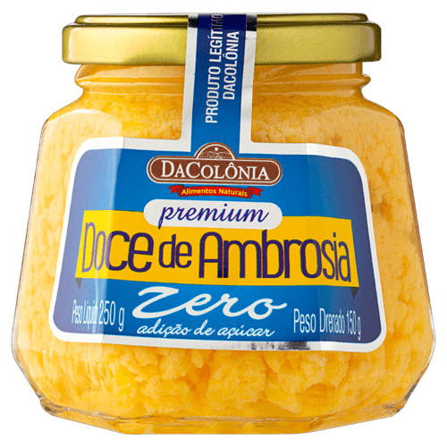 Doces Em Compota Dacolônia De Ambrosia Zero Açúcar 270g