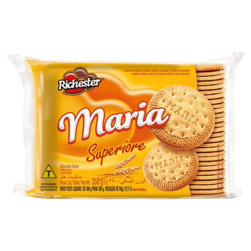 Biscoito Doce Maria Richester Superiore Pacote 350g