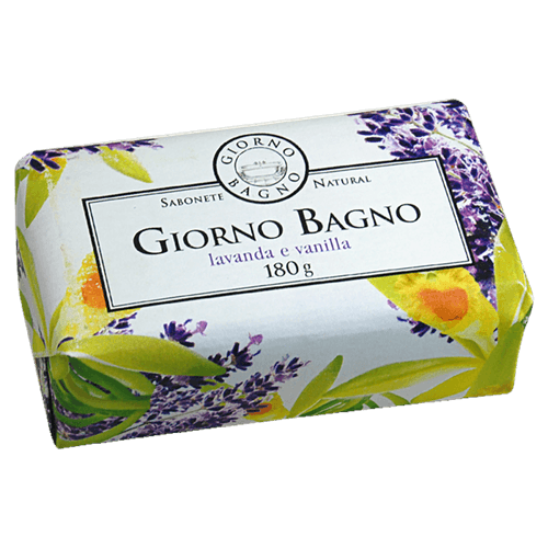 Sabonete Em Barra Giorno Bagno Natural Lavanda E Vanilla 180g