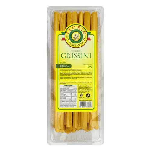 Grissini Cebola Florio Pacote 120g