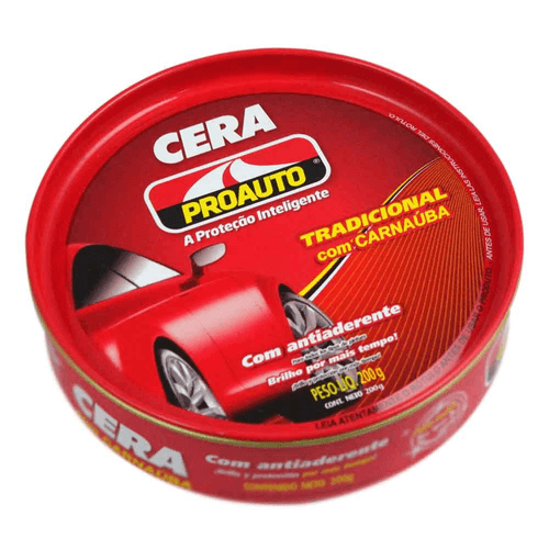 Cera em Pasta Proauto Tradicional 200g