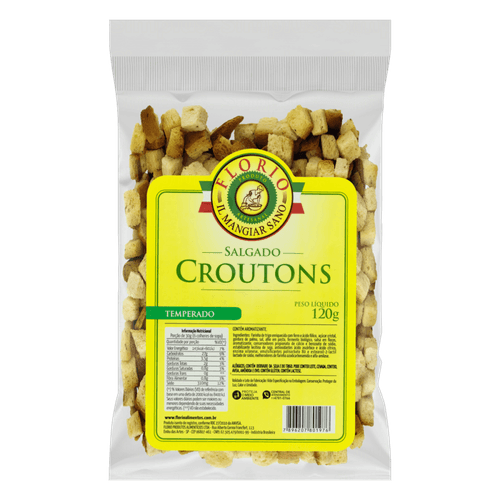 Croutons Temperado Florio Pacote 120g