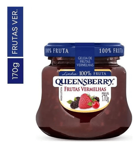 Geleia Frutas Vermelhas Queensberry 100% Fruta Vidro 170g