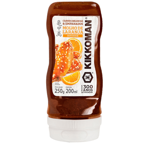 Molho de Laranja Agridoce Kikkoman Frasco 250g