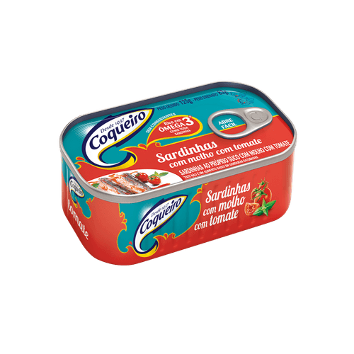 SARDINHA COQUEIRO TOMATE 125g