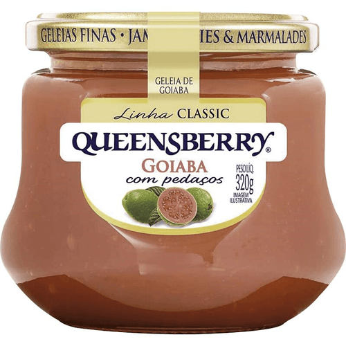 Geleia Goiaba com Pedaços Queensberry Classic Vidro 320g