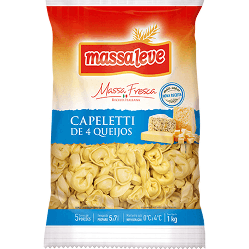 CAPELETTI FRESC MASSALEVE 1KG-PC QUEIJO