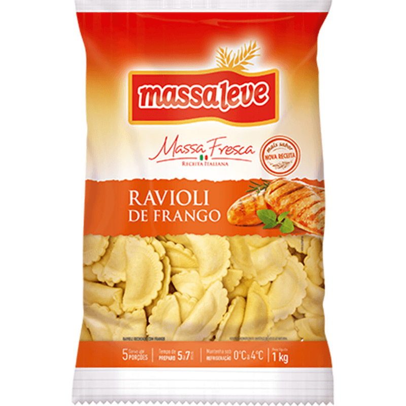 Ravioli-Massa-Leve-Frango-Pct-1kg