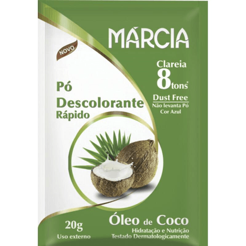 Descolorante Po Marcia 20g-Sache Oleo De Coco