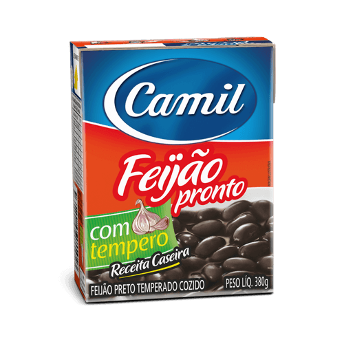 FEIJÃO PRETO PRONTO CAMIL - 380 g