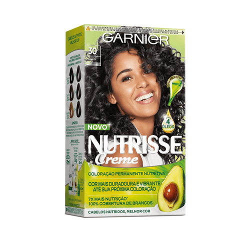Coloração Garnier Nutrisse Creme 30 Grafite