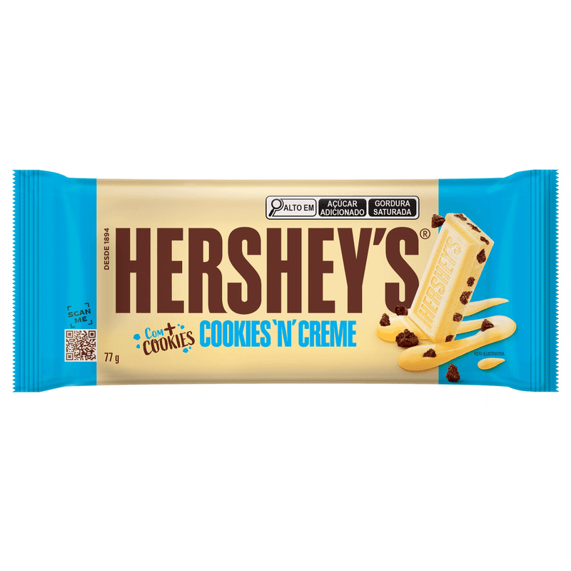 Chocolate-Branco-com-Biscoito-de-Chocolate-Cookies--n--Creme-Hershey-s-Pacote-77g