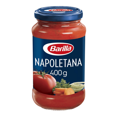 Molho de Tomate Napoletana com Cenoura e Ervas Aromáticas Barilla Vidro 400g