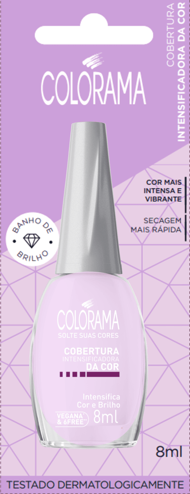 Esmalte Longa Duração Bl Cobertura Intensificadora De Cor Colorama 8Ml