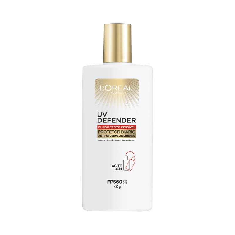 Protetor-Solar-Facial-L-Oreal-Paris-UV-Defender-Fluido-FPS-60-40g