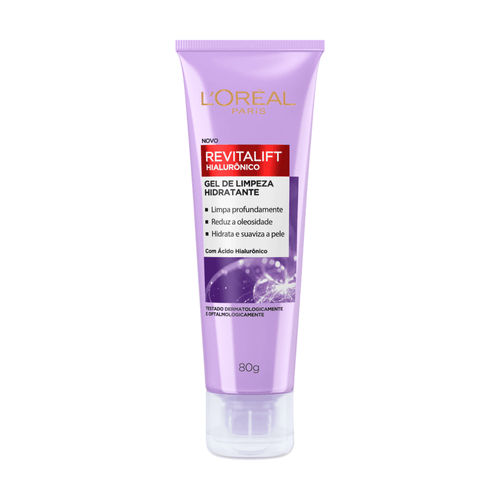 Gel de Limpeza Anti-idade L´Oréal Paris Revitalift Hialurônico, 80g