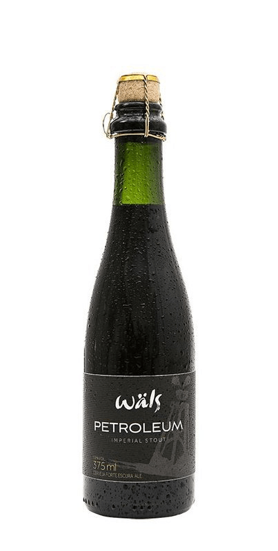 Cerveja Wäls Petroleum Stout, 375ml, Garrafa Arrolhada