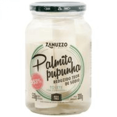 Palmito Zanuzzo Pupunha Int. Bs 300g