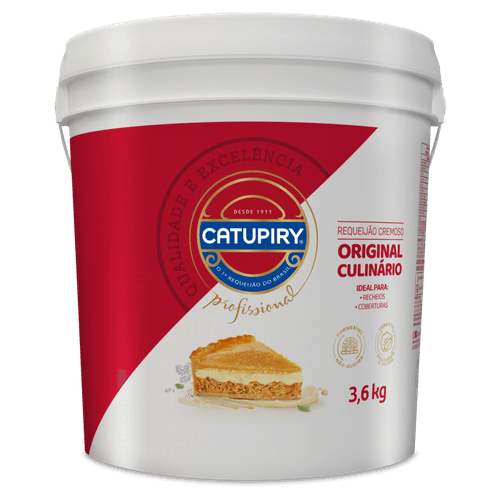 Requeijão Cremoso Original Uso Culinário Catupiry Profissional Balde 3,6kg