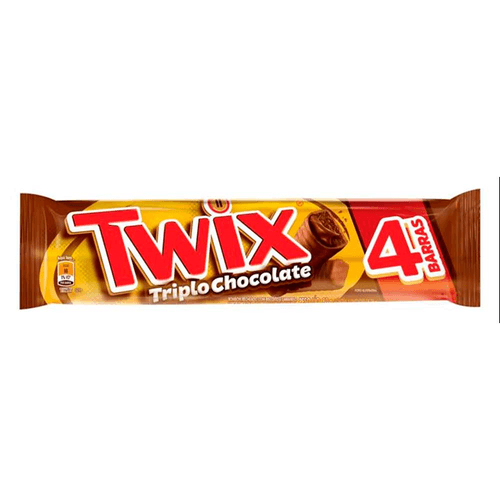 Bombom Triplo Chocolate Twix Pacote 80g 4 Unidades