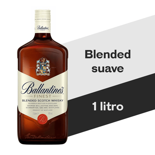 Whisky Ballantine's Finest Blended Escocês - 1 litro