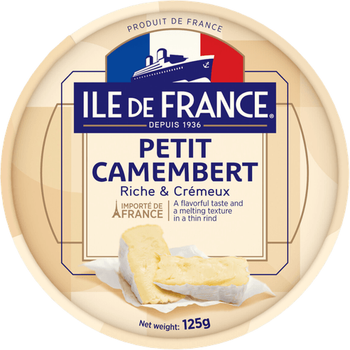 Queijo Petit Camembert Ile de France 125g