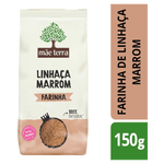 Farinha-de-Linhaca-Marrom-Integral-Mae-Terra-Pacote-150g