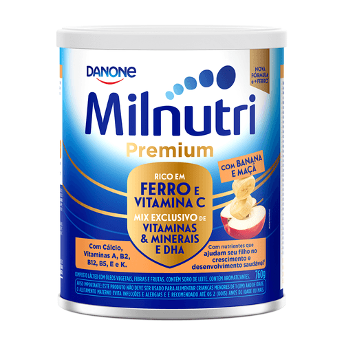 Composto Lácteo Milnutri Vitamina de Frutas 760g