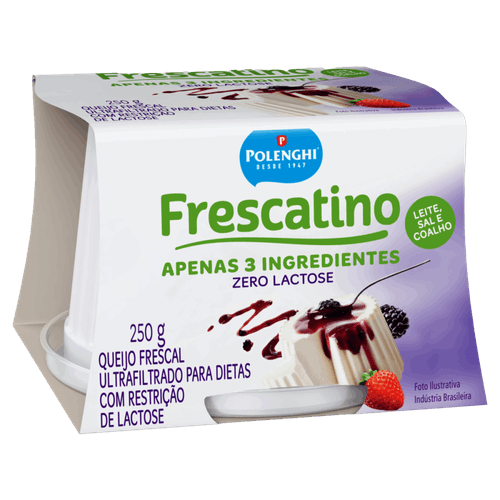 Queijo Frescal Zero Lactose Frescatino 250g