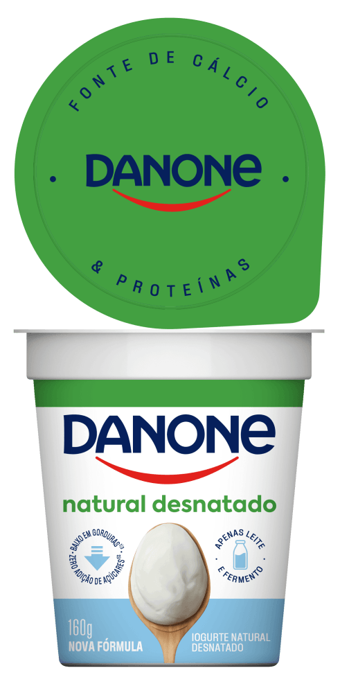 Iogurte Natural Danone Desnatado 160G