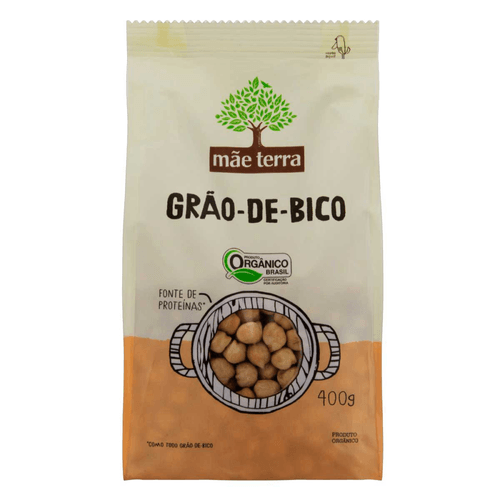 Grão-de-Bico Mãe Terra Orgânico 400g