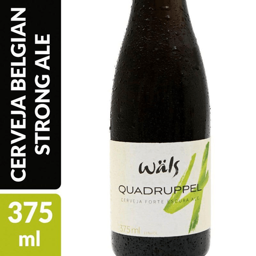 Cerveja Wäls Quadruppel, Ale, 375ml, Garrafa Arrolhada