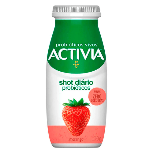 Activia Shot Probióticos Morango 100g