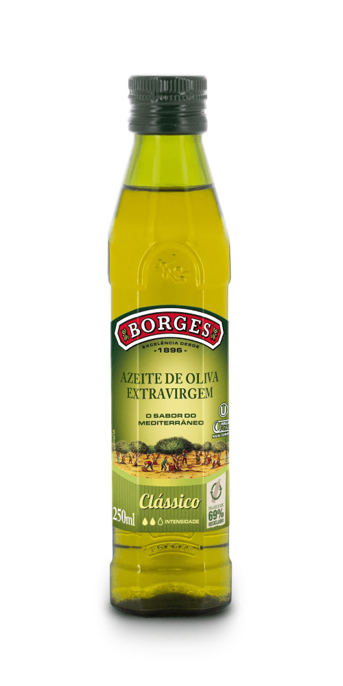 Azeite de Oliva Extra Virgem Espanhol Clássico Borges Vidro 250ml