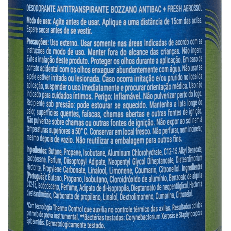 Desodorante-Antitranspirante-Aerossol-Masculino-Bozzano-Fresh-150ml