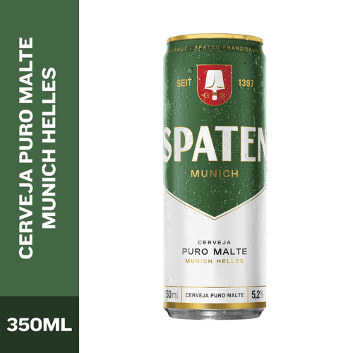 Cerveja Spaten Puro Malte 350ml Lata