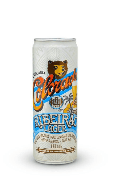 Cerveja Lager Ribeirão com Aroma de Laranja Colorado Lata 350ml