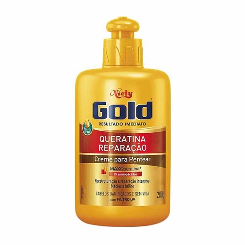 Creme para Pentear Niely Gold Reconstrução Potente 250ml