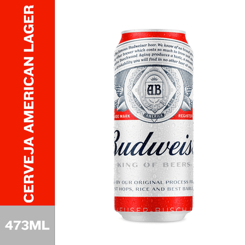 Cerveja Budweiser American Lager 473ml Lata