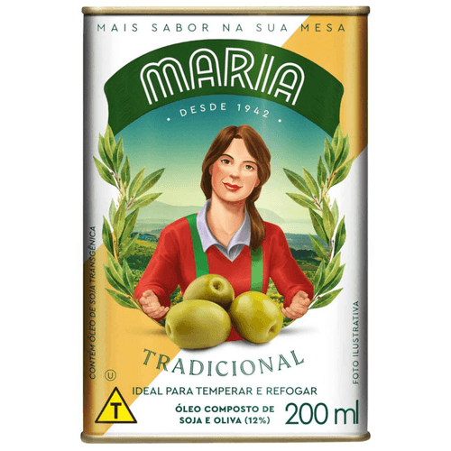 Óleo Composto Maria Tradicional Embalagem 200ml