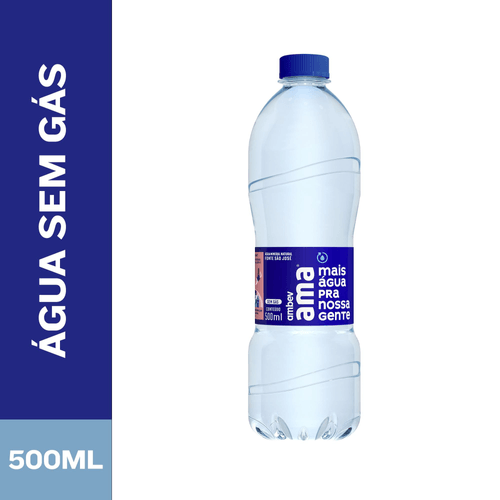 Água Mineral Ama sem gás Pet 500ml