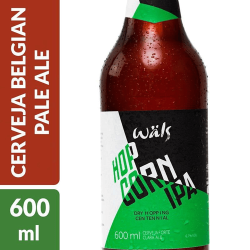 Cerveja Wäls Hopcorn Ipa, 600ml, Garrafa