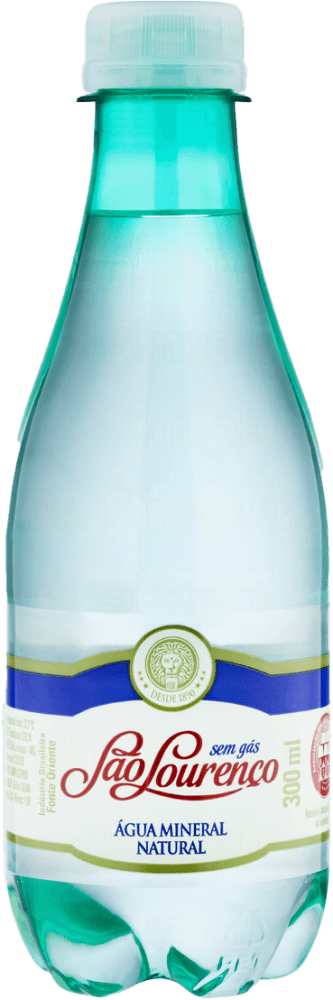 Água Mineral Natural sem Gás São Lourenço Garrafa 300ml