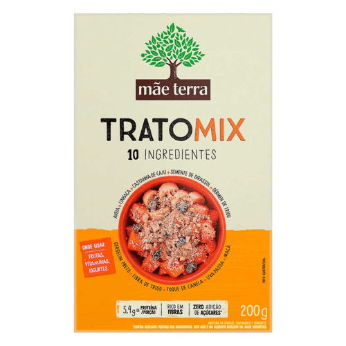 Trato Mix Mãe Terra Completo 10 Ingredientes 200g