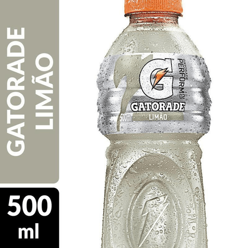 Isotônico Gatorade Limão 500ml Garrafa