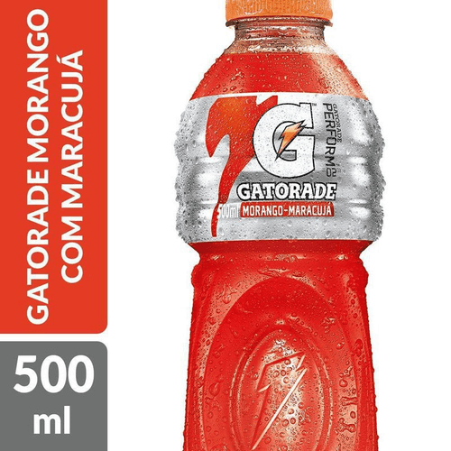 Isotônico Gatorade Morango com Maracujá 500ml Garrafa