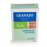 Sabonete-em-Barra-de-Glicerina-Erva-Doce-Granado-Bebe-Caixa-90g