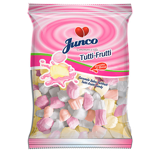 Bala Delícia Tutti-Frutti Junco Pacote 700g