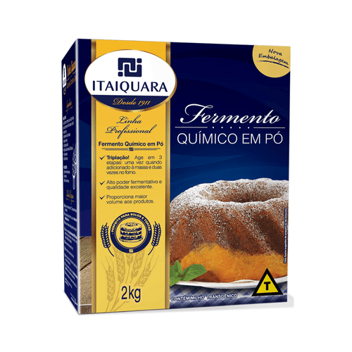 Fermento Químico em Pó Itaiquara 2kg