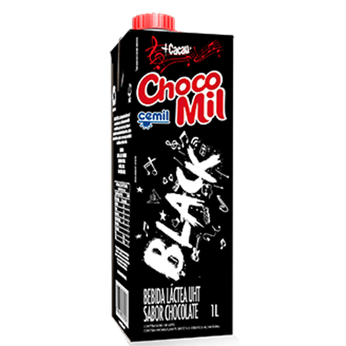 Bebida Láctea Cemil Chocomil Black Tetra Pak 1L